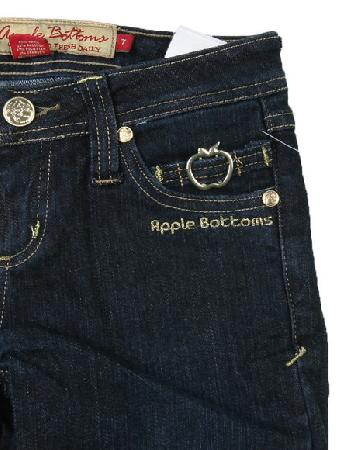 BOOT CUT DENIM PANT (7-16) by Apple Bottoms - Image 2