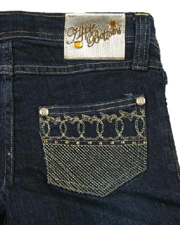 BOOT CUT DENIM PANT (7-16) by Apple Bottoms - Image 4