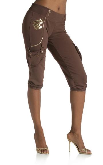 Gold Piped Capri by Rocawear - Image 3